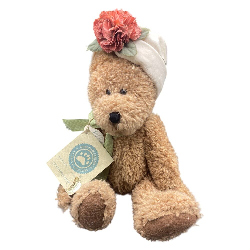 Vintage Boyds Bears Plush Retired Bear Auntie Aleena De Bearvoire
